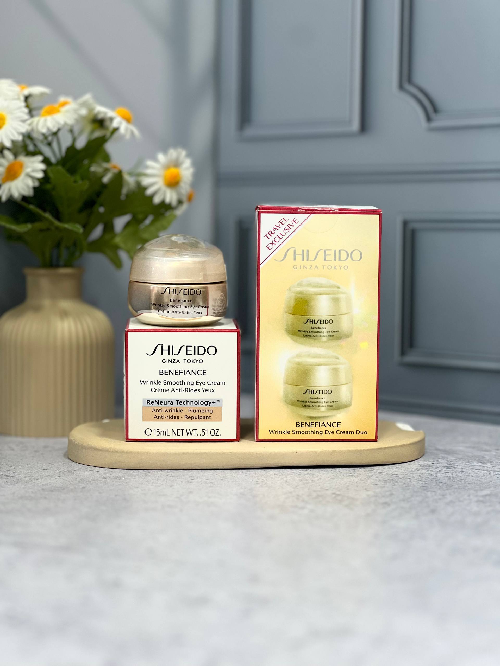 کرم دور چشم بنفیانس شیسیدو SHISEIDO Benefiance Wrinkle Smoothing Eye Cream حجم 15 میل